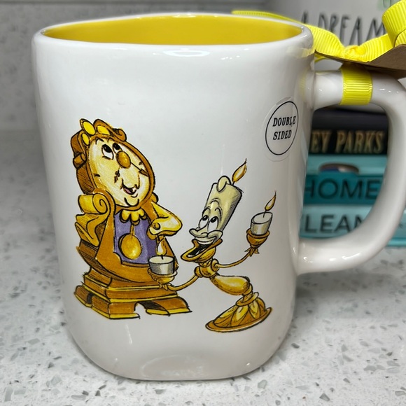 New Rae Dunn Disney Beauty and the Beast BE OUR GUEST! Coffee Mug - Picture 1 of 7